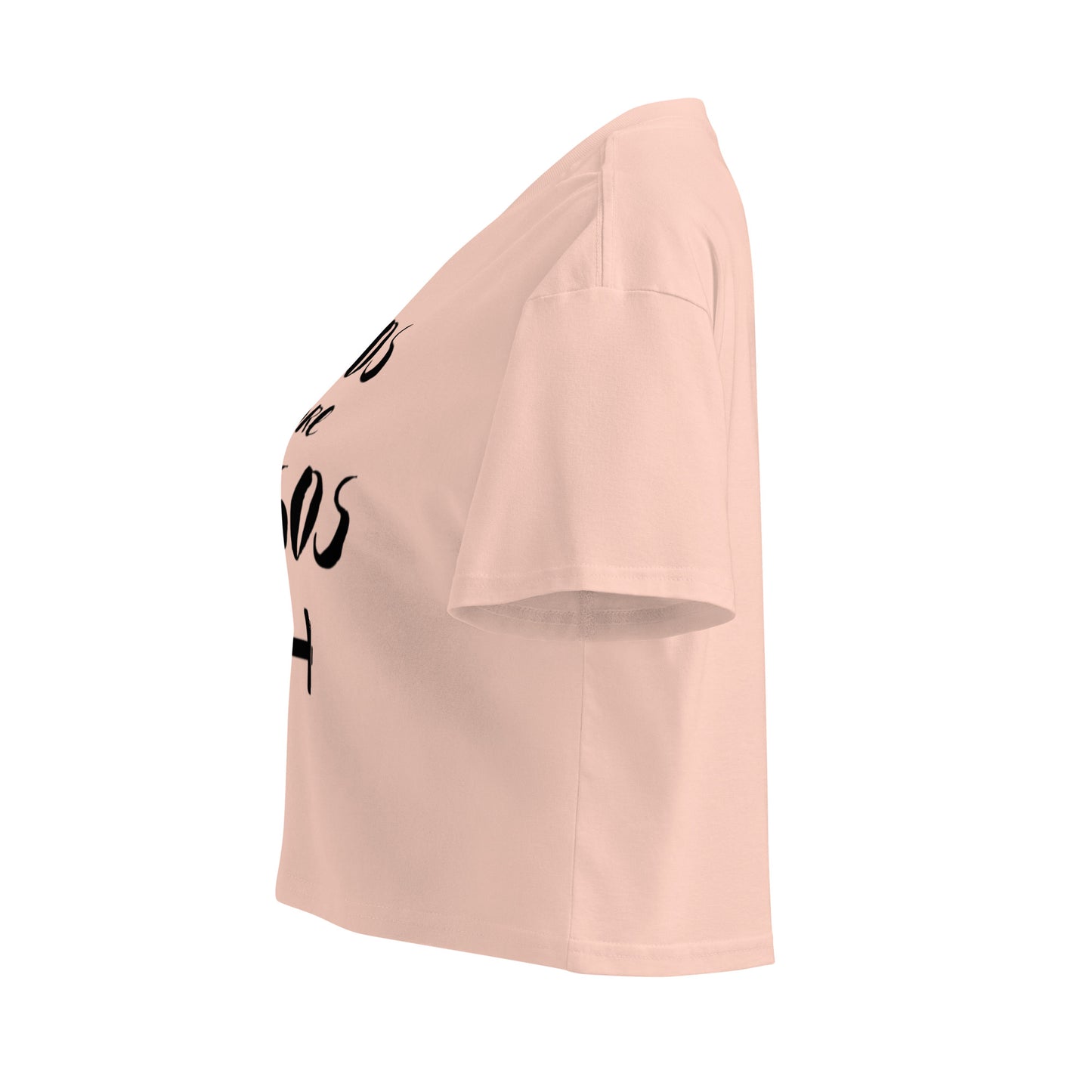 Pesos Before Besos Crop Top